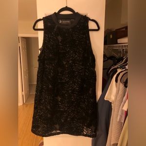 Black. Velvet. MINKPINK dress.